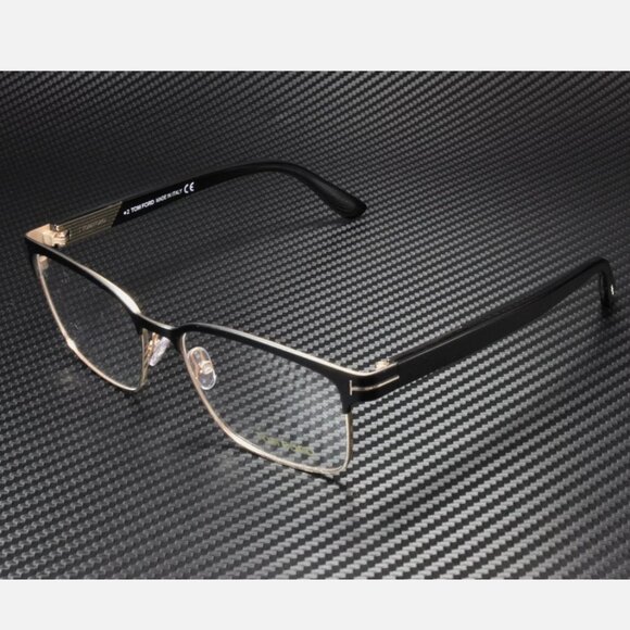 Tom Ford Black Matte Men's Eyeglasses New